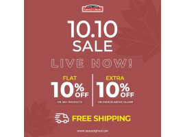 Saeed Ghani 10.10 Sale FLAT 10% OFF on all products